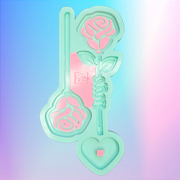 Molde de Silicone Super Slim Mãe Flor Com Base