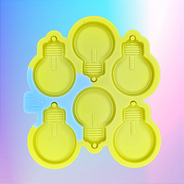 BAZAR - Molde de Silicone Lâmpadas 6 Cavidades
