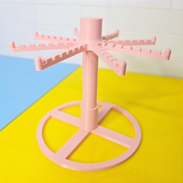 Expositor para 56 Chaveiro Giratório - 3D