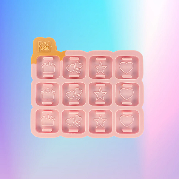 Molde de Silicone Passante Modelo I - Quadrado