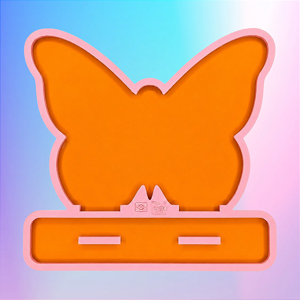 Molde de Silicone Borboleta com Base - 15cm