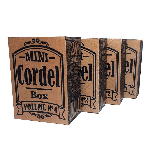 Coleção Mini Folhetos de Cordel 80 und. Vol.1 ,2, 3 e 4.