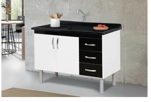 BALCAO RORATO COZINHA TOQUIO 116,2cm PR