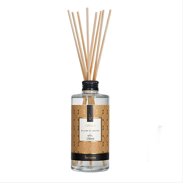REFIL 250ML DIF. DE VARETAS CLASSICA VANILLA - VIA AROMA