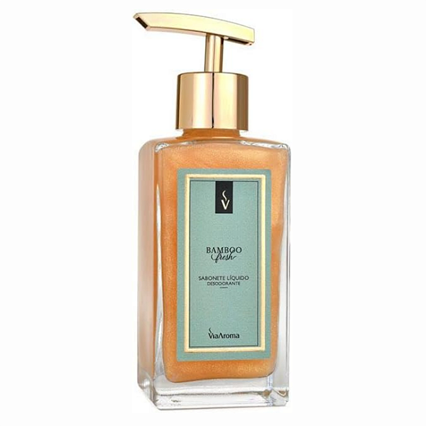 SABONETE LIQ. DESOD. 250ML BAMBOO FRESH - VIA AROMA