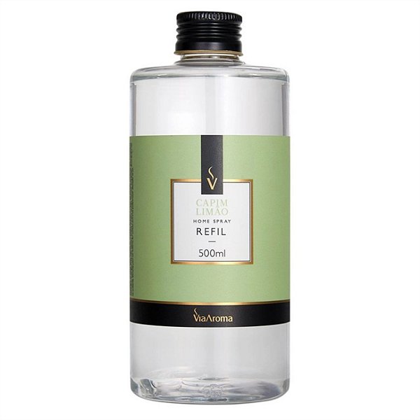 REFIL 500ML HOME SPRAY CLASSICA CAPIM LIMAO - VIA AROMA