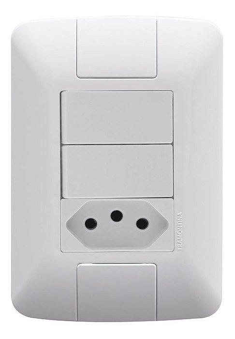 INTERRUPTOR 2 TECLAS +TOM. 20A ARIA - TRAMONTINA