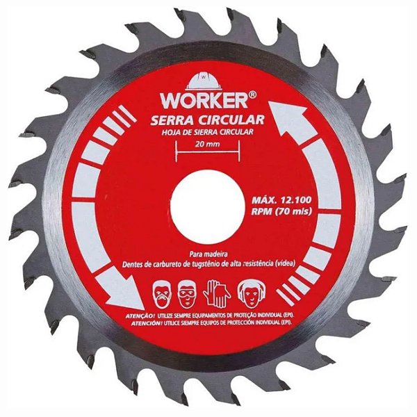 DISCO SERRA VIDEA 4.3/8 12D  - WORKER