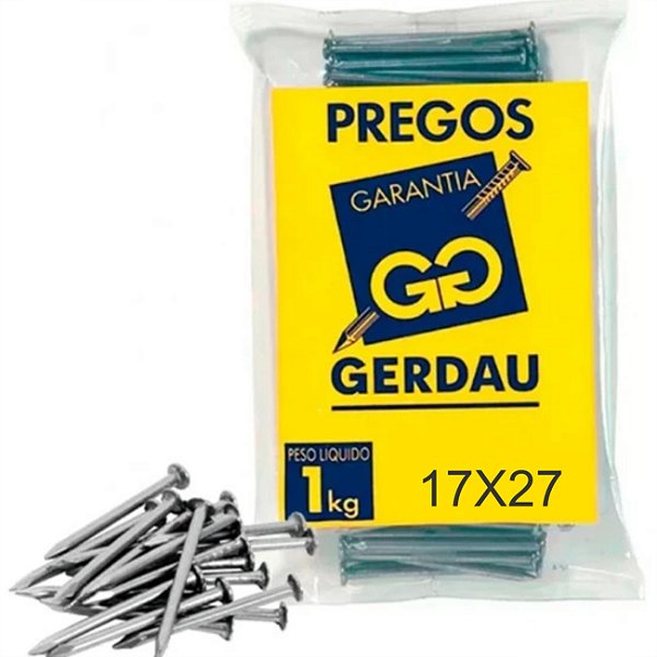 PREGO 17 X 27 - GERDAU