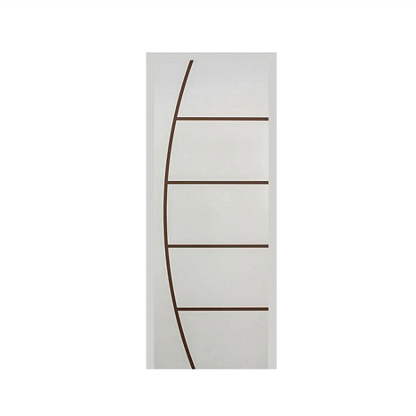 PORTA HDF BRANCA FRISADA 0,70 X 2,10 - PORMATEX