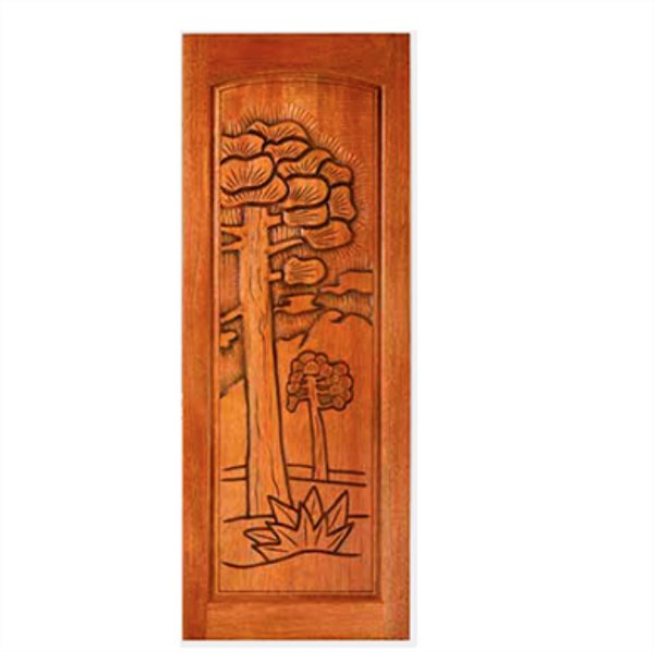 PORTA MAD CEDRO ENTALHADA REF 200 80CM - NEPASI PINHEIRO