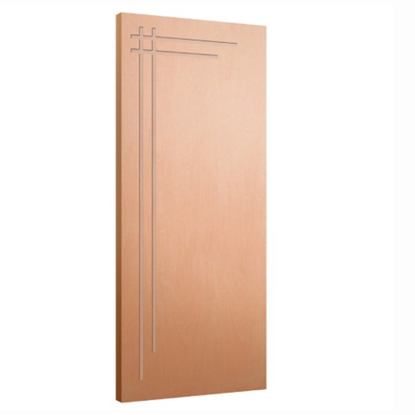 PORTA HDF IPE CHAMPAGNE FRIZ 06 60CM - J B PAES