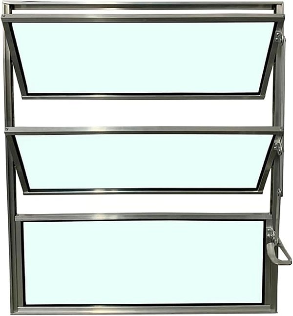 JANELA BASC BR 60x60 ALUMI STRIKE