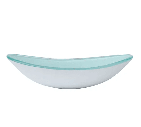 CUBA DE VIDRO OVAL CO48 BRANCA - VMEX