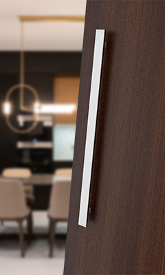 PUXADOR ALUM BARRA DUPLO RETO 800MM ESCOVADO