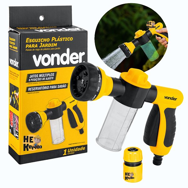 ESGUICHO 8 FUNCOES C/CONECTOR - VONDER