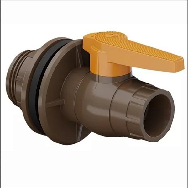ADAPTADOR FLANGE COM ANEL CAIXA AGUA 25 MM C/ REGISTRO - TIGRE