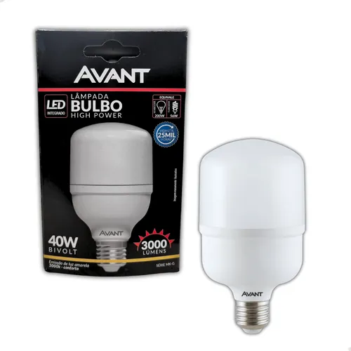 LAMPADA LED ALTA POTENCIA AM3000K 40W - AVANT