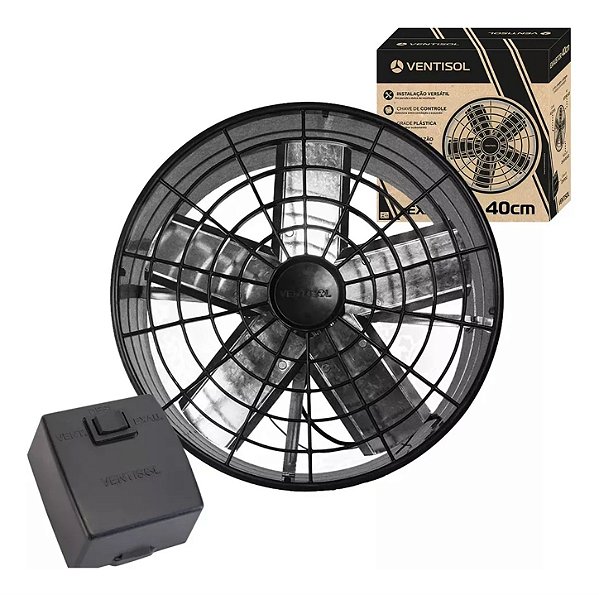 EXAUSTOR INDUSTRIAL 40CM 220V - VENTISOL