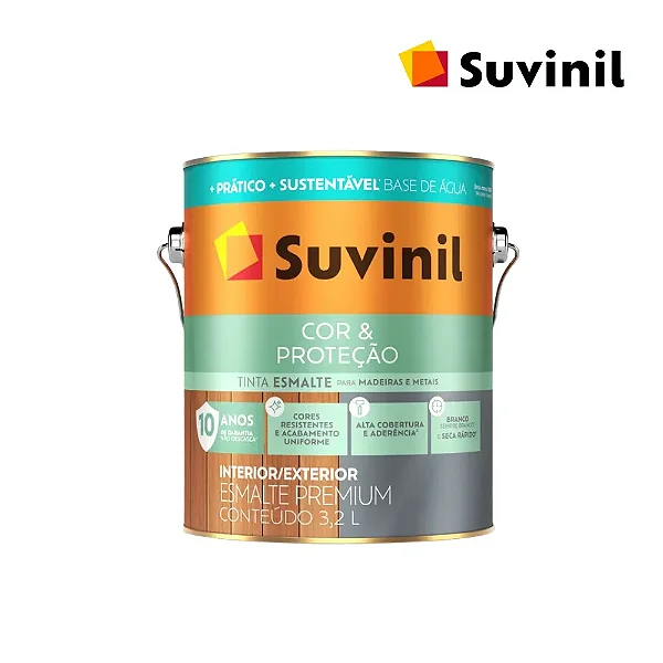 SUVINIL BASE C ESM COR&PROT + PRATICO AGUA BRIL. 3,2LTS