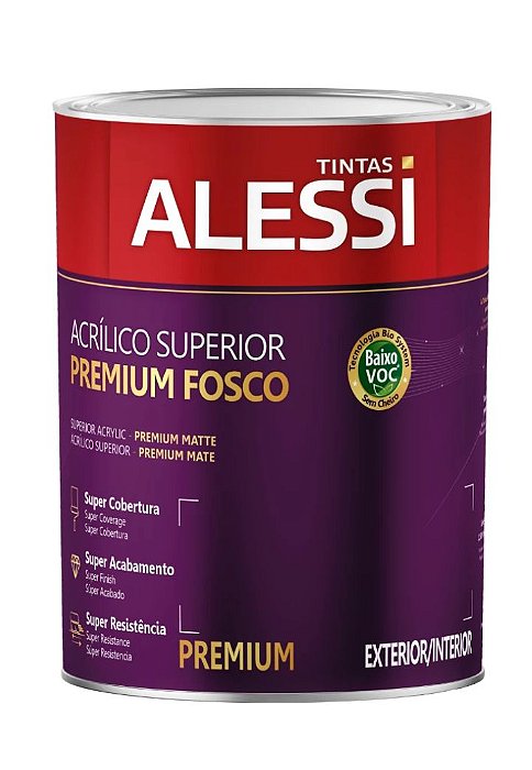 ALESSI ACRILICO FOSCO SUPERIOR BRANCO 3,6LTS