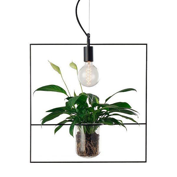 PENDENTE NATURE QUAD ACO PF 1XE27 - AVANT