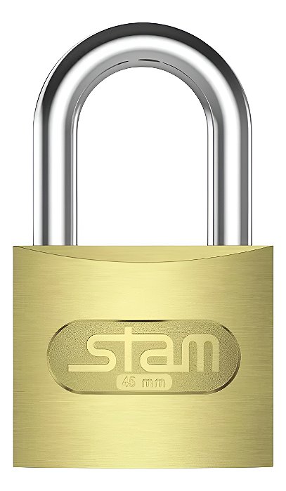 Cadeado Zamac Ecoat 45mm - Stam Sem Dourado
