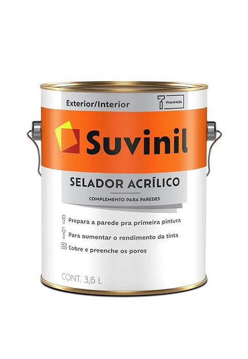 SUVINIL SELADOR ACRILICO 3,6LTS