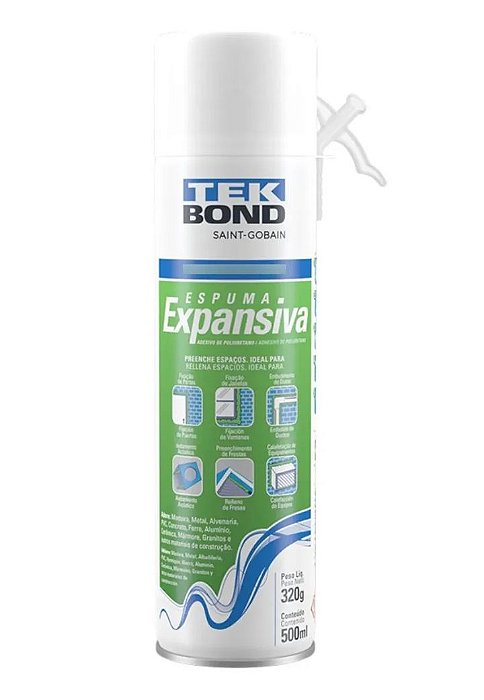 ESPUMA EXPANSIVA DE PU 320G/500ML - TEKBOND