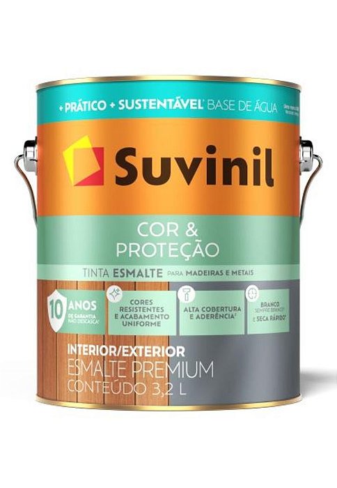 SUVINIL BASE A ESM COR&PROT + PRATICO AGUA ACET. 3,2LTS