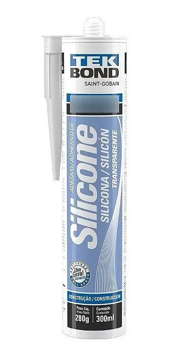 SILICONE ACETICO 280G TRANSPARENTE - TEKBOND