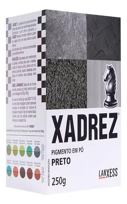 PO XADREZ 250G PRETO