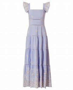 VESTIDO LONGO MAHINA AMÍSSIMA AZUL TAMANHO PP