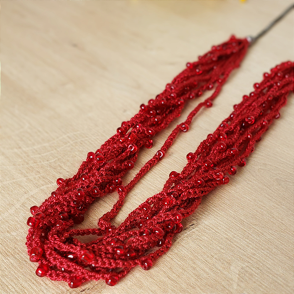 Colar Melrose - vermelho