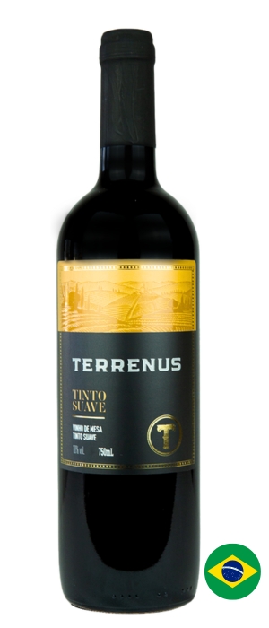 Terrenus Vinho Tinto Premium de Mesa Suave