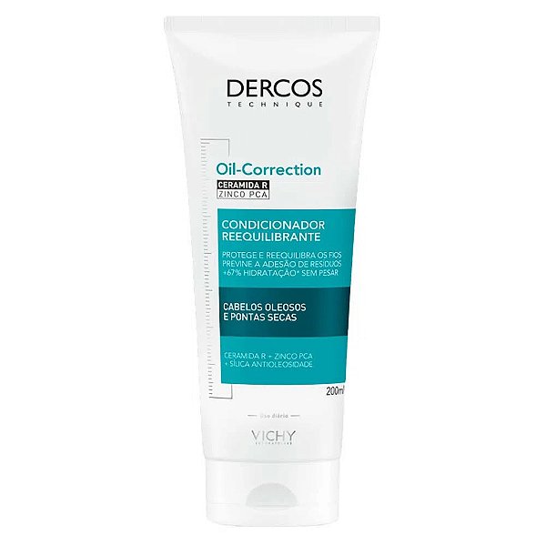 Vichy Dercos Oil-Correction Condicionador Reequilibrante - 200ml