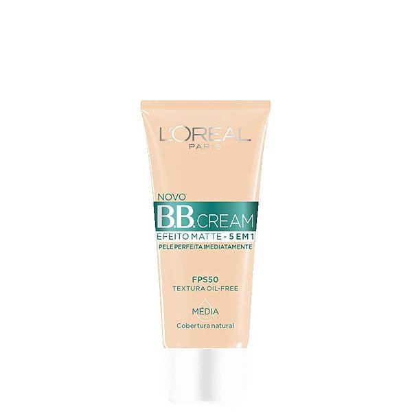 L'Oréal Paris Base 5 em 1 Efeito Matte FPS50 Média BB 30ml - Cosméticos,  Skin Care e Maquiagem | Salute Dermatológicos