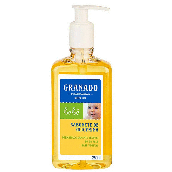 Sabonete Líquido de Glicerina Bebê Granado - 250ml - Cosméticos, Skin Care  e Maquiagem | Salute Dermatológicos