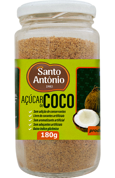 AÇÚCAR DE COCO VIDRO 180G