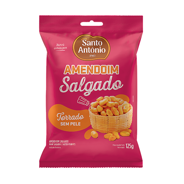 AMENDOIM SALGADO PCT 125G