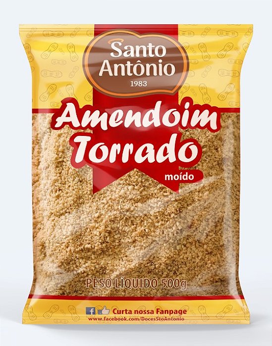 AMENDOIM TORRADO MOIDO E TRITURADO PCT 500G