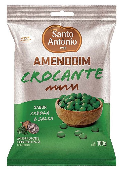 AMENDOIM CROCANTE CEBOLA E SALSA PCT 100G