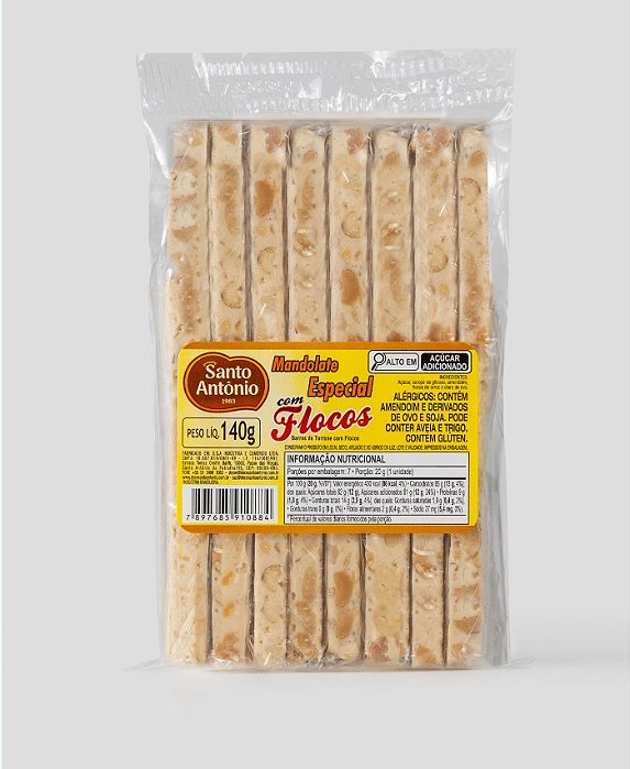 MANDOLATE ESPECIAL C/ FLOCOS PCT 140G