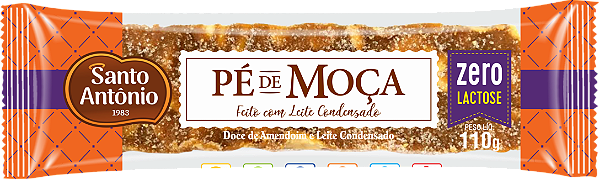 PÉ DE MOÇA ZERO LACTOSE BARRA 110G