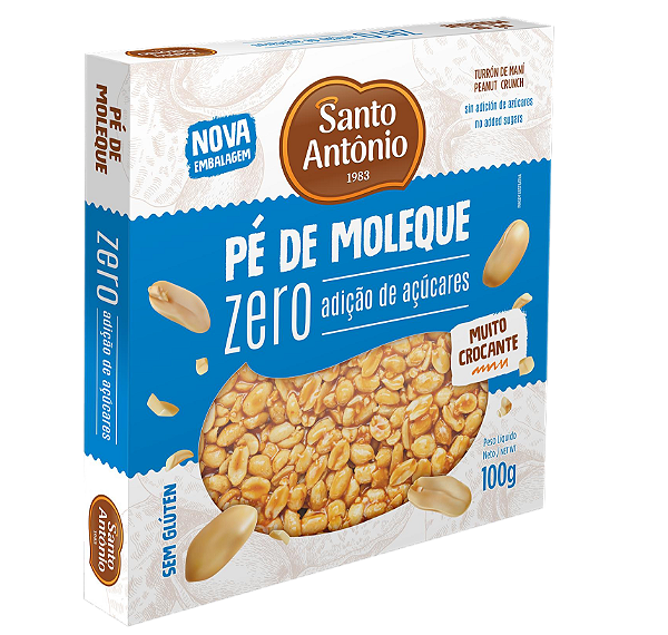 PÉ DE MOLEQUE ZERO 100G