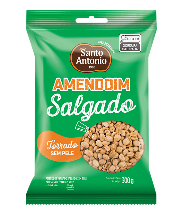 AMENDOIM SALGADO PCT 300G