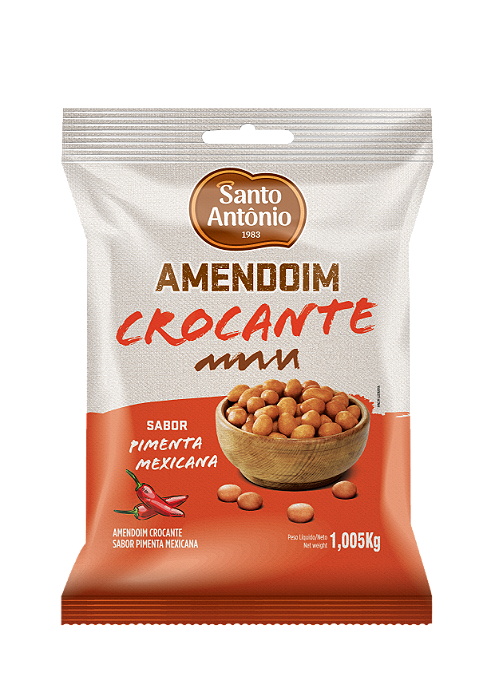 AMENDOIM CROCANTE PIMENTA MEXICANA PCT 1,005KG