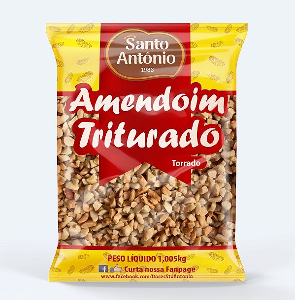 AMENDOIM TORRADO MOIDO E TRITURADO PCT 1,005KG