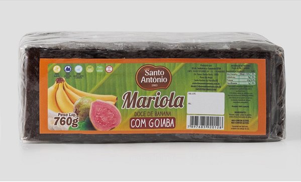 MARIOLA DOCE DE BANANA C/GOIABA PCT 760G