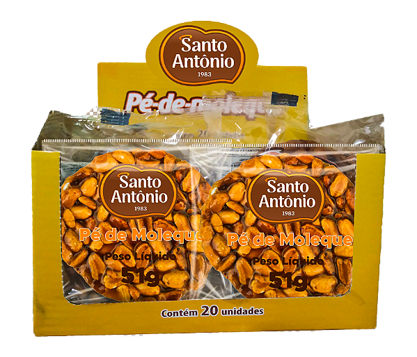 PÉ DE MOLEQUE DISPLAY 1,020KG